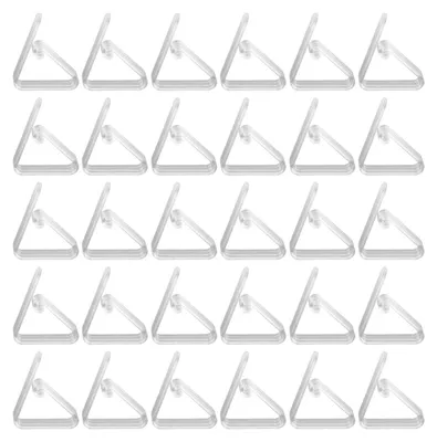Imagen del producto de Clips para manteles de plástico transparente, 27 unidades, para la cocina