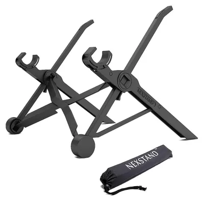 Productafbeelding van Laptop standaard, zwart, ergonomisch, verstelbaar in 8 standen