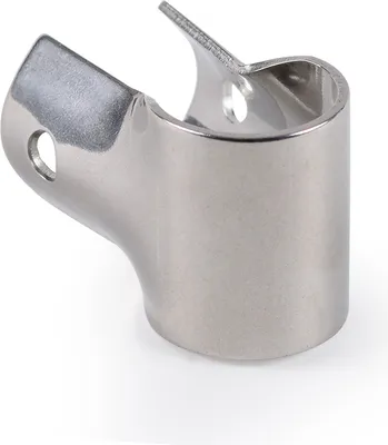 Produktbild von T-Stück als Abstützung der Badeleiter mit 90 ° Winkel, Edelstahl, 25 mm, Distanzstück