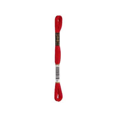 Immagine prodotto di Filo da ricamo Anchor 4635000-00047 rosso ciliegia, 100 % cotone