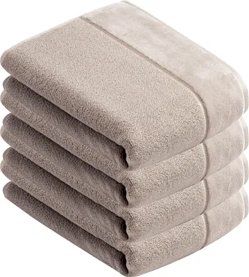 Produktbild von 4er Pack Duschtuch Pure von der Marke Vossen 67 x 140 cm