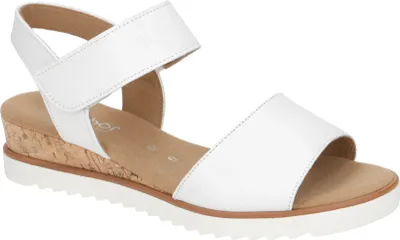 Produktbild von Gabor GENUA Damen Sandalette - Riemchen Sandalen weiß Elegant NEU