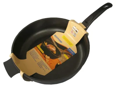 Produktbild von Bratpfanne Ø28 cm EUROHOME® – aus Aluminium, 52x29x7,5cm – geräumige Pfanne mit hoher Form und einem starken Thermboden aus Aluminiumdruckguss