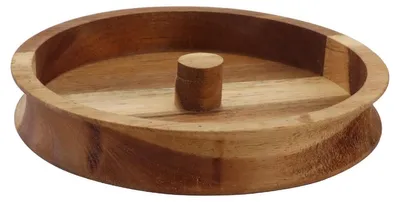 Holz-Cocktail-Rimmer für Salz- und Zuckerrand, Ø 14 cm