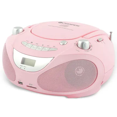 Zdjęcie produktu dla Boombox CD/Radio/MP3/USB Różowy