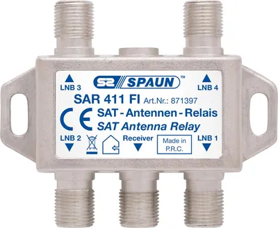 Produktbild von Spaun SAR 411 FI, Kabelsplitter, Silber, Metall, Weiblich, 3 dB, 1 Stück(e)