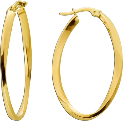Produktbild von Hoops Creolen Gelbgold 585 14K 23mm oval