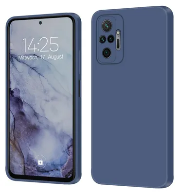 Produktbild von Hülle für Xiaomi Redmi Note 10 Pro Case Cover Bumper Smartphone Softgrip Schutzhülle Farbe: Lavendelblau