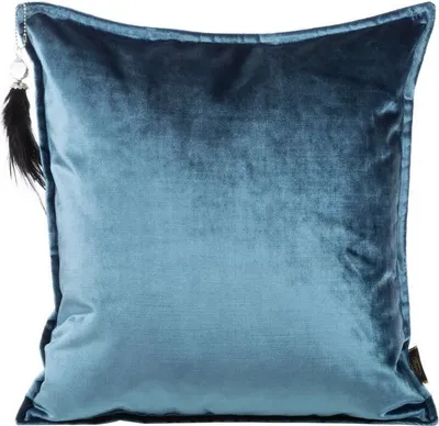 Produktbild von Dekorativer Kissenbezug Sofakissen ROYAL 5 blau 45x45 blau
