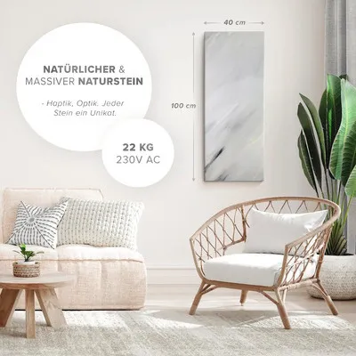 Produktbild von Marwona Bianco Infrarotheizung 800 W mit WiFi-Thermostat – Germany