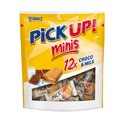 Obrázek produktu pro PiCK UP! 40630 PiCK UP! Keksriegel "Choco & Milch minis", Beutel
