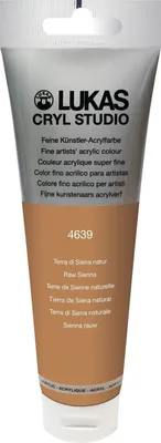 Produktbild von Lukas Cryl Studio Plastic Tube Acrylfarbe Raw Sienna 125 ml 1 stk