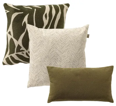 Produktbild von Dutch Decor Dekokissen-Set Forest Blend 45x45 cm Grün
