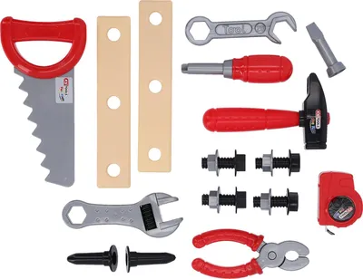 Produktbild von KS TOOLS Kinder Werkzeug-Satz mit Werkzeugkoffer 21tlg. - 100203