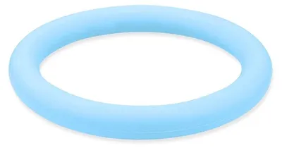 Produktbild von Ark Therapeutics Beißspielzeug Baby Ring hellblau weich Kunststoff