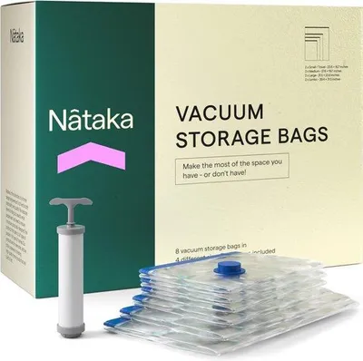 Productafbeelding van Famanu vacuümzakken: ruimtebesparend – opbergzakken voor kleding, dekens, beddengoed en kussens