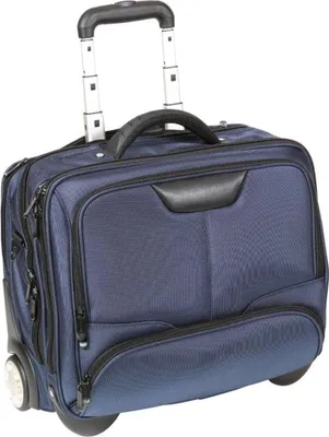 Produktbild von Dermata Business Notebook Trolley Laptop Pilotenkoffer Aktenkoffer bis 17" blau