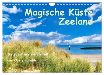 Obrázok produktu pre Kúzelné pobrežie Zeelandu (nástenný kalendár 2027, formát DIN A4 na šírku), mesačný kalendár CALVENDO