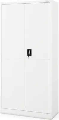 Produktbild von Jan Nowak Lagerschrank Magazinschrank Mehrzweckschrank Metallschrank Kleiderschrank 900 x 1850 x 400 mm weiß