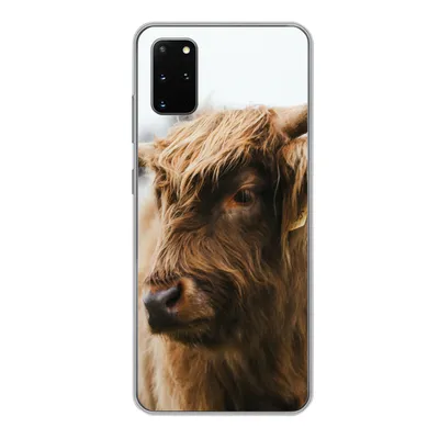 Produktbild von MuchoWow® Handyhülle Schutzhülle Hülle für Samsung Galaxy S20 Plus Schottischer Highlander - Tiere - Hörner Silikon Softcase Handy Hülle - Hartschale