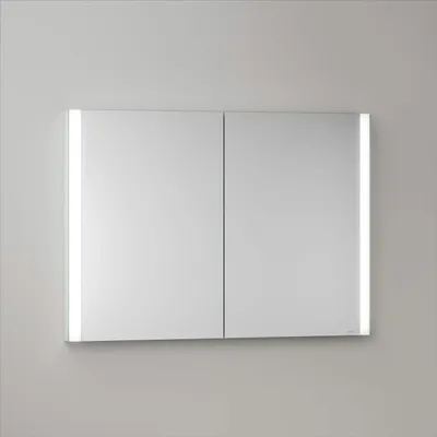 Productafbeelding van Keuco Royal Metis LED inbouwspiegelschaaf, 100 x 71 cm, met 2 deuren