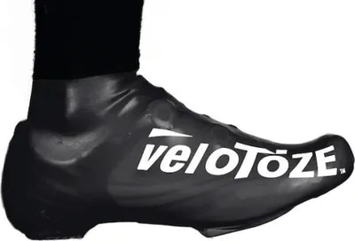 Produktbild von VeloToze Überschuh 2.0 kurz schwarz L/XL - wasserdichter Aero-Überschuh in ne...