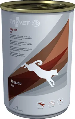 Produktbild von Trovet Hepatic HLD 6x400 g | Nassfutter für Hunde | Leberfunktion