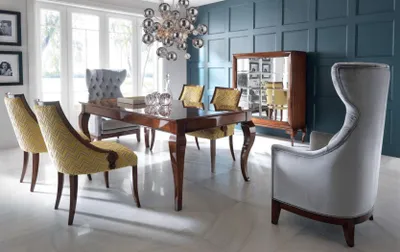 Produktbild von Hochglanz Tisch Esszimmertisch Tische Esstisch Braun Luxus Esszimmer Holz Neu