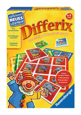 Produktbild von Ravensburger Differix, Lernspiel, Kinder, 4 Jahr(e), 8 Jahr(e), 36 Stück(e)