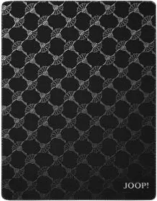 Produktbild von JOOP Wohndecke Cornflower Größe 150x200 cm schwarz