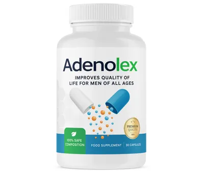 Immagine prodotto di Adenolex | Integratore alimentare per uomini | 30 capsule