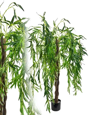 Produktbild von Weidenbaum 120 cm künstlich wie echt Kunstbaum Kunstpflanze Deko