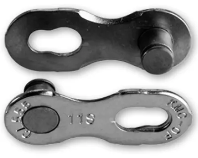 Immagine prodotto di KMC C11EPTNR0 Missinglink, 1/2' x 11/128', 5,65 mm, 11 velocità, argento (2 pezzi)
