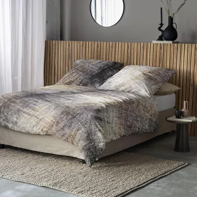Produktbild von Irisette Flausch-Baumwolle Bettwäsche Zobel grau 8550 135x200 cm + 80x80 cm