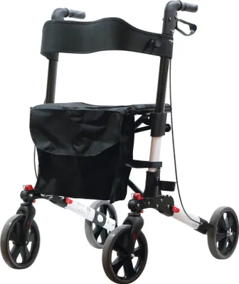 Productafbeelding van Aidapt Deluxe opvouwbare - Rollator - Wit