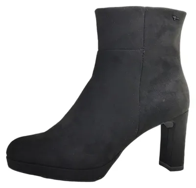 Image de Tamaris - Bottes pour femmes, fermeture éclair, couleur noire, style décontracté