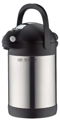 Produktbild von Getränkespender Getränkedispenser Zapfsäule - 2,2 l - Edelstahl doppelwandig - Mattiert - Pumpkanne