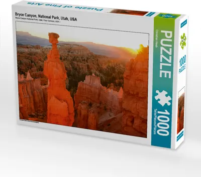 Produktbild von CALVENDO Puzzle Bryce Canyon, National Park, Utah, USA | 1000 Teile Lege-Größe 64x48cm Foto-Puzzle für glückliche Stunden