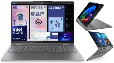 Zdjęcie produktu dla Laptop Lenovo Yoga Ultra 7 256V 16" WUXGA TouchScreen RAM 16GB SSD 1TB x360 Win11 Pro Luna Grey Yoga-7-16ILL10