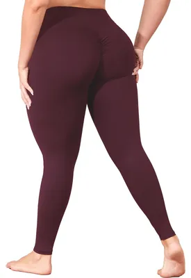 Zdjęcie produktu dla Legginsy MEJING z wysokim stanem, modelujące pośladki, w rozmiarach od L do 5XL, z kieszeniami, dla kobiet
