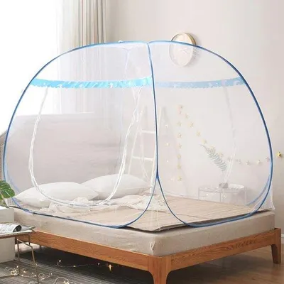 Produktbild von Famanu Mückennetz für Doppelbett - Einfache Installation und tragbares Design