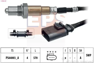 Obrázek produktu pro Snímač O2 pro Audi Q3 2.0 TFSI 15-