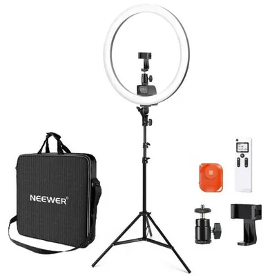 Produktbild von Neewer Ringlicht SRP18-2.4G LED-Leuchte mit Fernbedienung