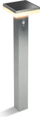 Produktbild von esotec Solar PIR-Wegeleuchte Balou 84 cm aus Edelstahl wetterfest outdoor 102934