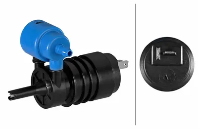 Immagine prodotto di Pompa dell'acqua di lavaggio per tergicristalli 12 V a 2 poli HELLA per, tra gli altri, OPEL KADETT