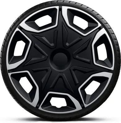 Produktbild von Radkappen Radzierblenden SATZ (4Stück) 14 Zoll BLADE SILVER BLACK Z499662