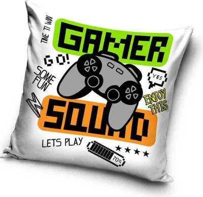 Produktbild von Gamer Kissenbezug: Kissen - 40cm x 40cm