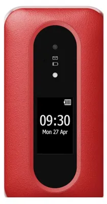 Produktbild von Doro Leva L30, Klappgehäuse, Single SIM, 7,11 cm (2.8"), 2 MP, 1150 mAh, Rot, Weiß