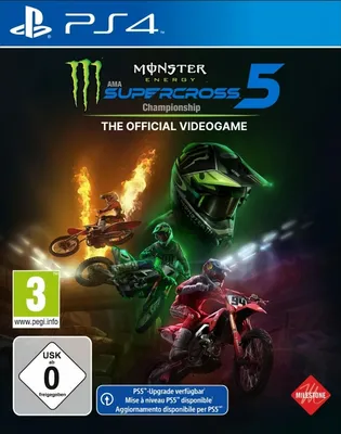 Produktbild von GAME Monster Energy Supercross 5 (PS4), PlayStation 4, E (Jeder), Physische Medien