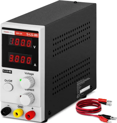 Zdjęcie produktu dla Zasilacz Laboratoryjny Serwisowy Regulowany 0-100 V 0-3 A 300 W